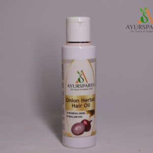 AyurSparsh Ayurvedic Onion Hair Oil – Natural Nourishment for Luxurious Locks