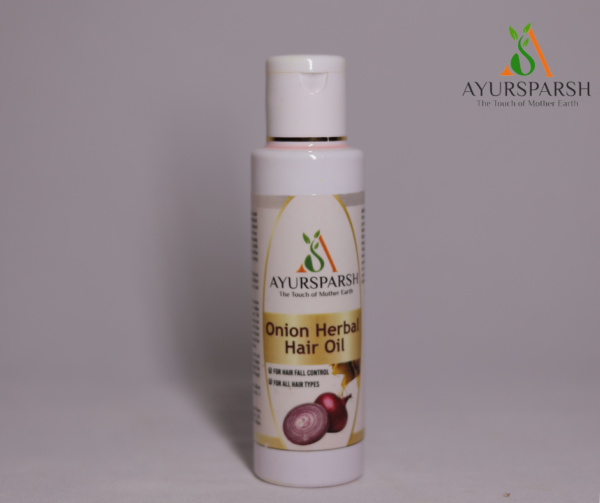 AyurSparsh Ayurvedic Onion Hair Oil – Natural Nourishment for Luxurious Locks