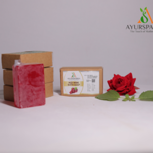 AyurSparsh Ayurvedic Red Wine Bath Soap (100gm) – Bathe in Luxury, Embrace Renewal