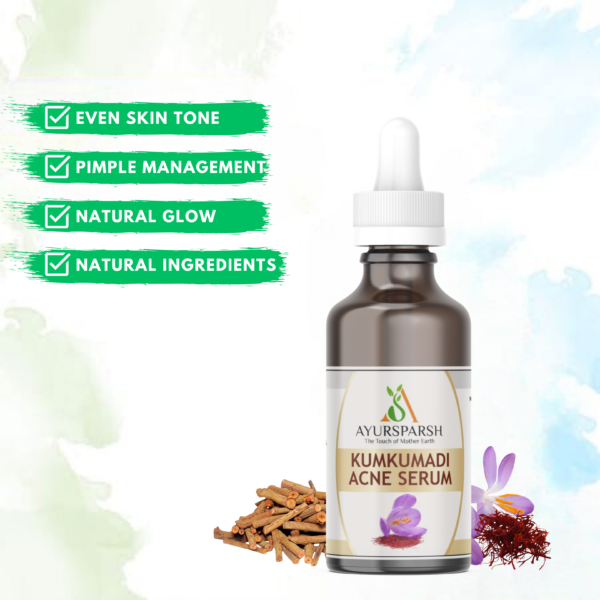 AyurSparsh Ayurvedic Kumkumadi Face Serum (30ml) – Nourish Your Skin to Radiant Perfection